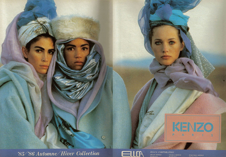 Kenzo campaign fall-winter 1985
